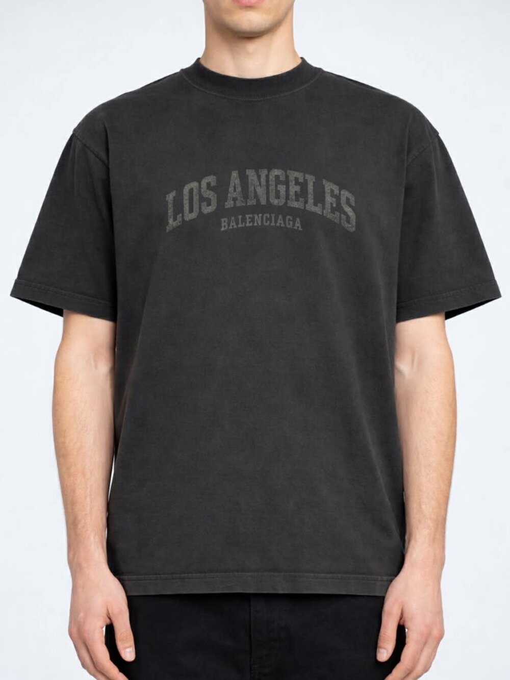 Balenciaga - Cities - LA Vintage Jersey - T-Shirt - Black - S - NWT